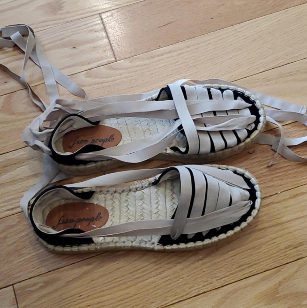 Free People Cecilia cotton wrap espadrille - Picture 13 of 15